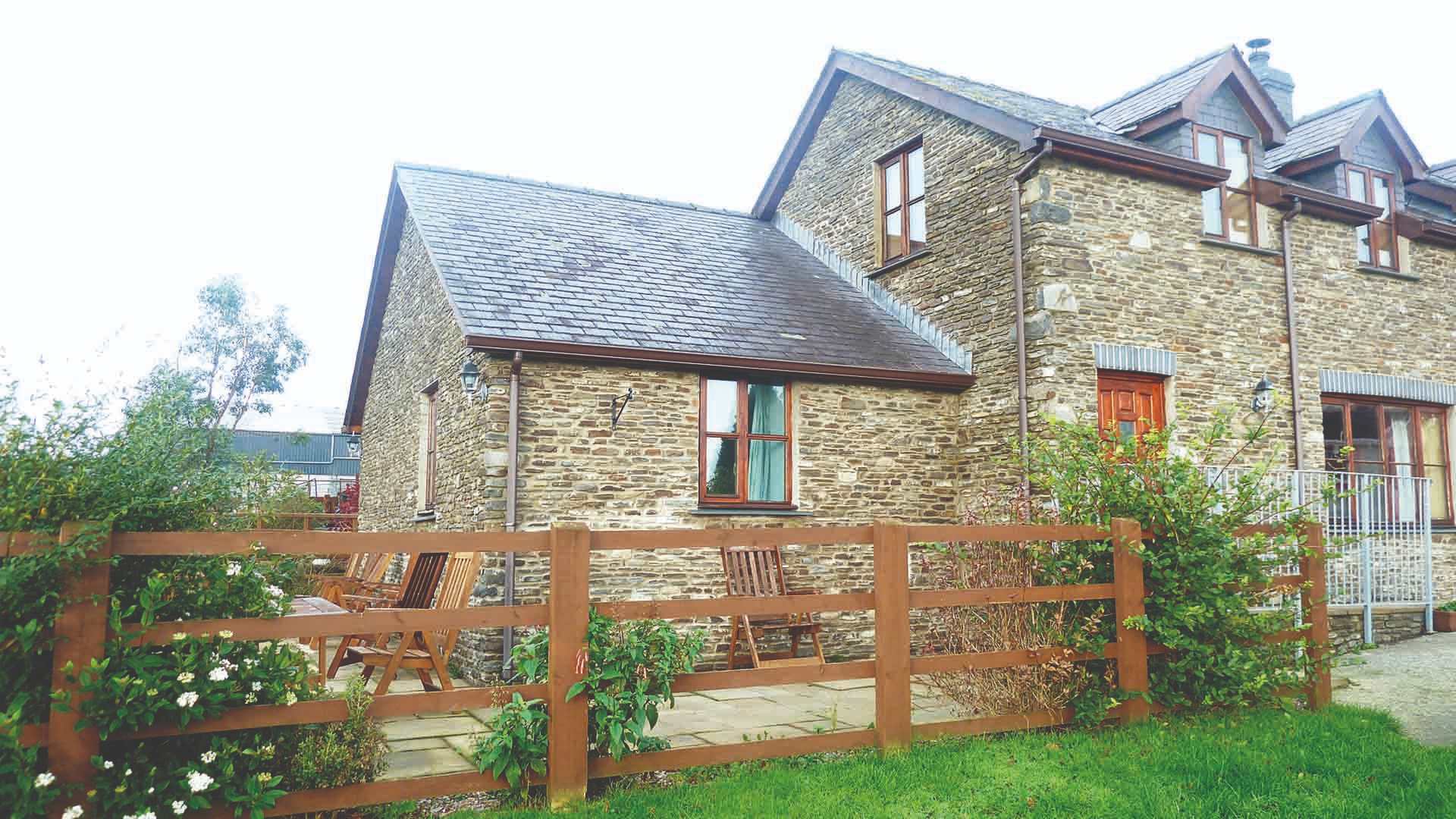 Outside View of our Holiday Cottage in Lampeter, Wales